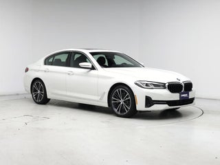 2021 BMW 5 Series with Alpine White Exterior