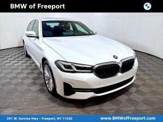 2023 BMW 5 Series with Mineral White Metallic Exterior