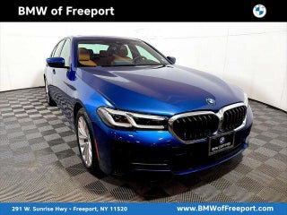 2023 BMW 5 Series with Phytonic Blue Metallic Exterior