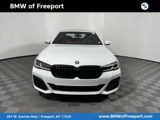 2023 BMW 5 Series with Alpine White Exterior