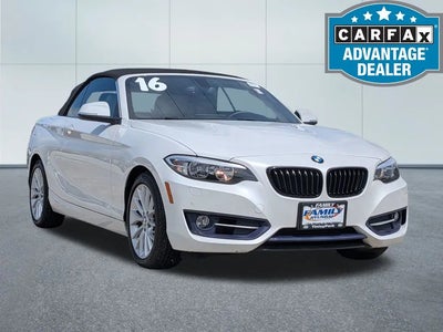 Photo of a 2016 BMW 2 Series AWD 228I Xdrive 2DR Convertible Sulev for sale