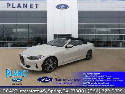 2021 BMW 4 Series 430I 2DR Convertible