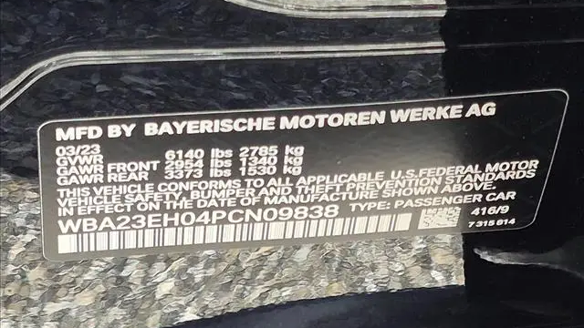 2023 BMW 7 Series 740i