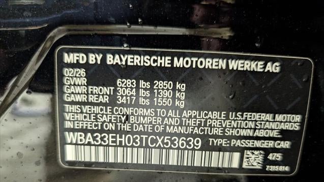 2026 BMW 7 Series 740i xDrive