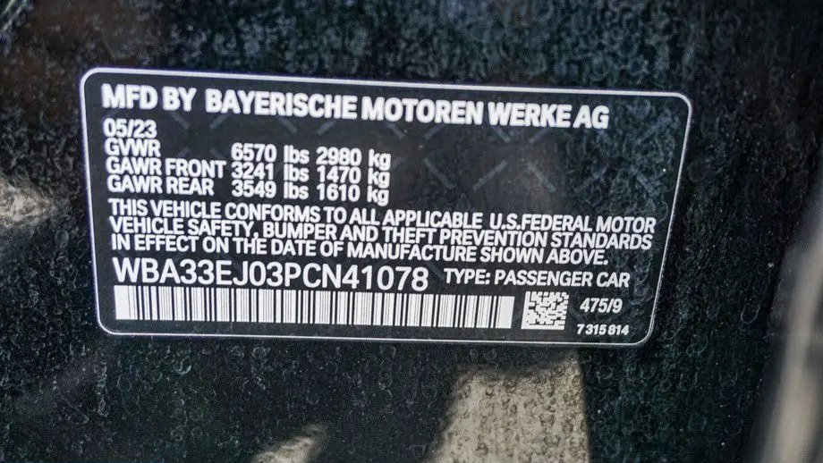 2023 BMW 7 Series 760i xDrive