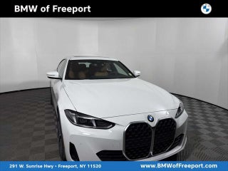2026 BMW 4 Series with Alpine White Exterior