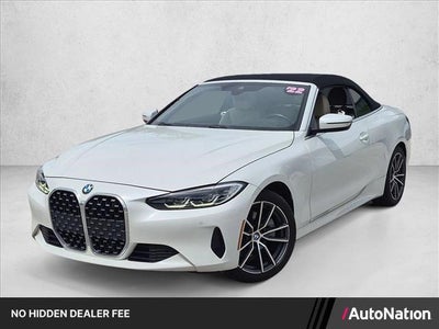 2022 BMW 4 Series AWD 430I Xdrive 2DR Convertible
