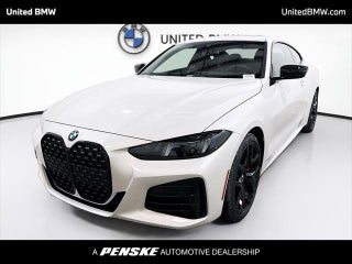 2026 BMW 4 Series with Mineral White Metallic Exterior