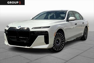 2025 BMW 7 Series with Mineral White Metallic Exterior