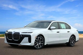2025 BMW 7 Series with Mineral White Metallic Exterior