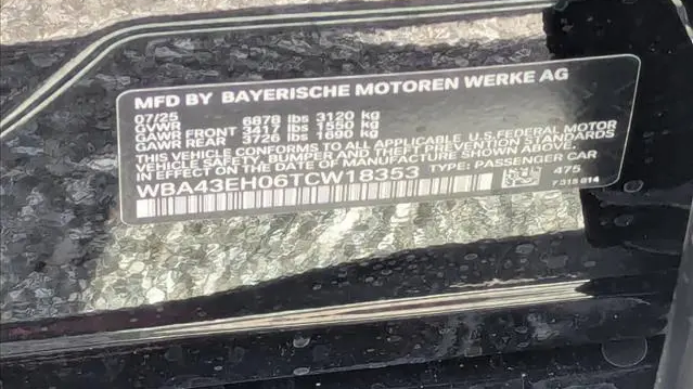 2026 BMW 7 Series 750e xDrive