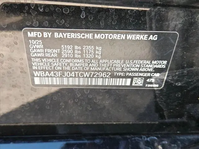 2026 BMW 530i - $60,814