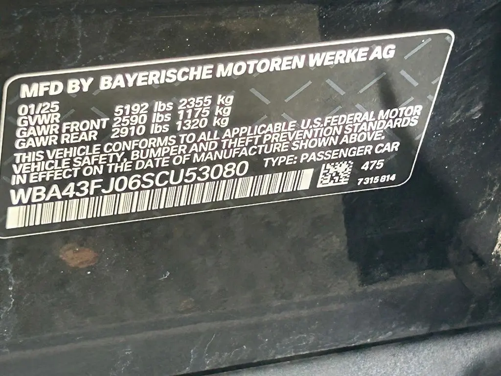 2025 BMW 530i - $34,400