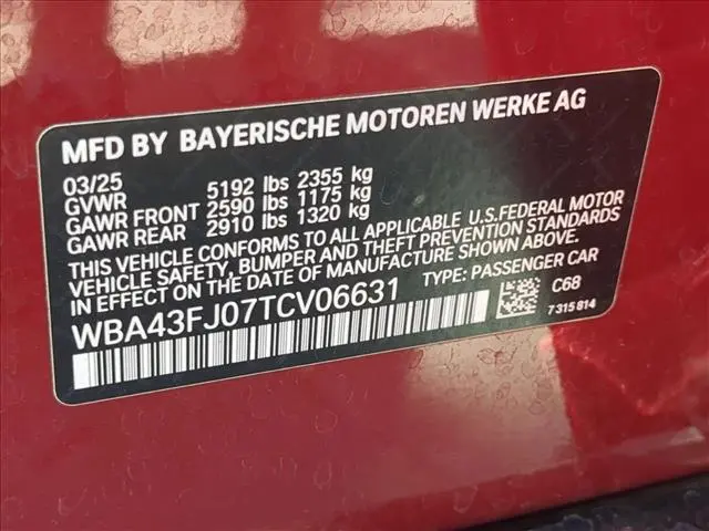 2026 BMW 530i - $61,777