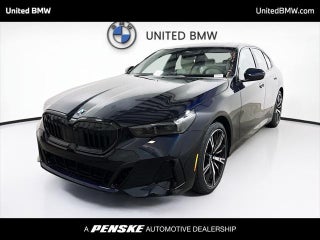 2026 BMW 5 Series with Carbon Black Metallic Exterior