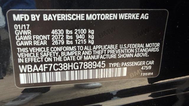 2017 BMW 4 Series 430i Gran Coupe