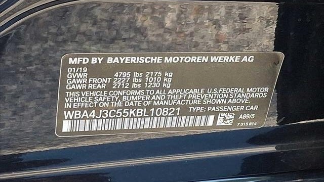 2019 BMW 4 Series 430i xDrive Gran Coupe