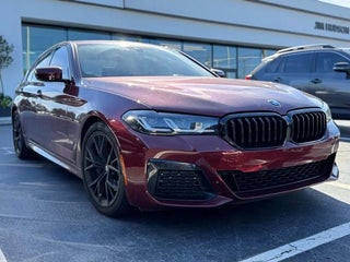 2023 BMW 5 Series with Aventurin Red Metallic Exterior
