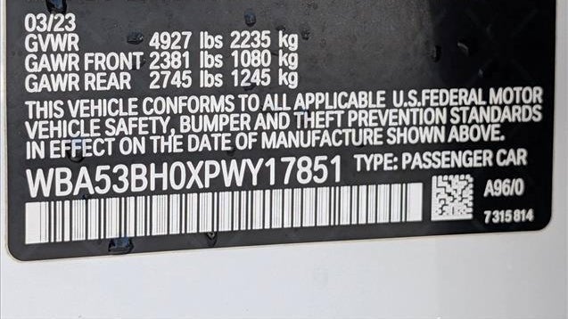 2023 BMW 5 Series 530i