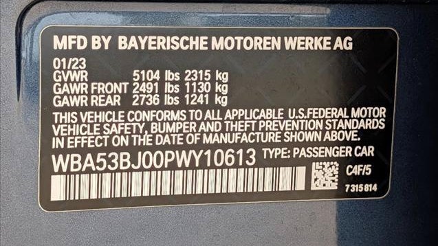 2023 BMW 5 Series 540i