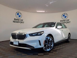 2026 BMW 5 Series with Alpine White Exterior