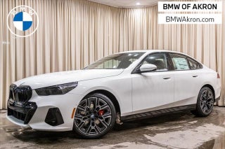 2026 BMW 5 Series with Alpine White Exterior