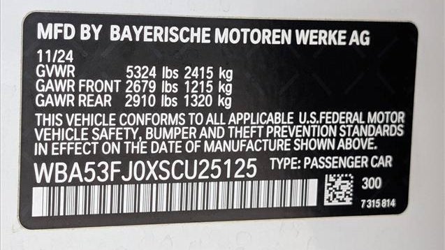 2025 BMW 5 Series 530i xDrive