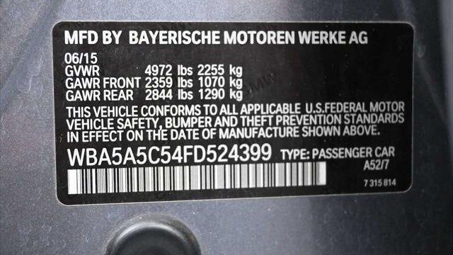 2015 BMW 5 Series 528i