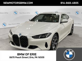 2026 BMW 4 Series with Mineral White Metallic Exterior