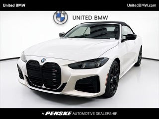 2026 BMW 4 Series with Mineral White Metallic Exterior