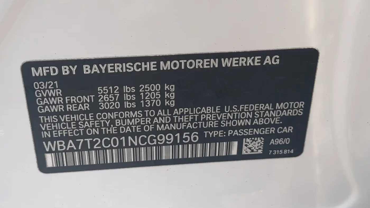 2022 BMW 7 Series 740i