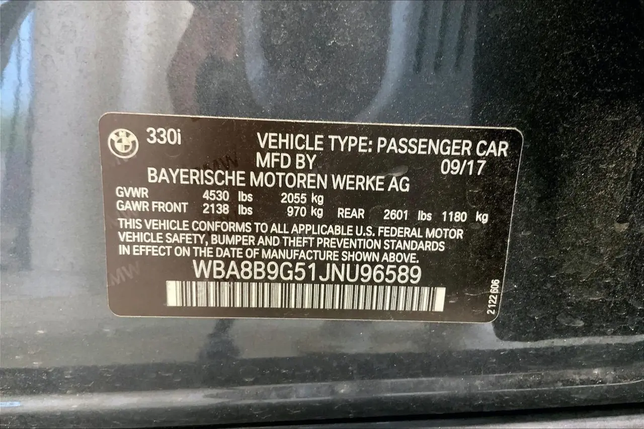2018 BMW 330i - $17,636