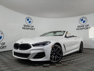 2026 BMW 8 Series with Mineral White Metallic Exterior