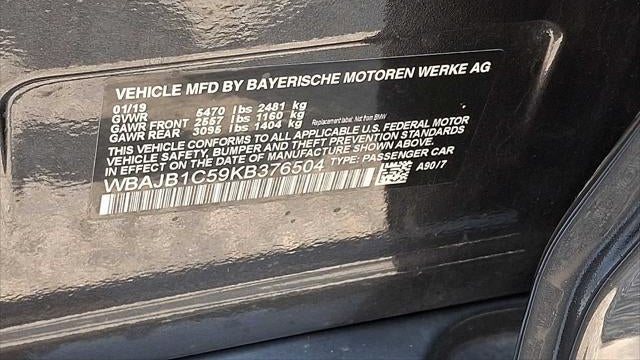 2019 BMW 5 Series 530e xDrive iPerformance