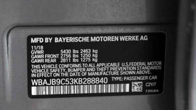 2019 BMW 5 Series M550i xDrive