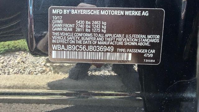 2018 BMW 5 Series M550i xDrive