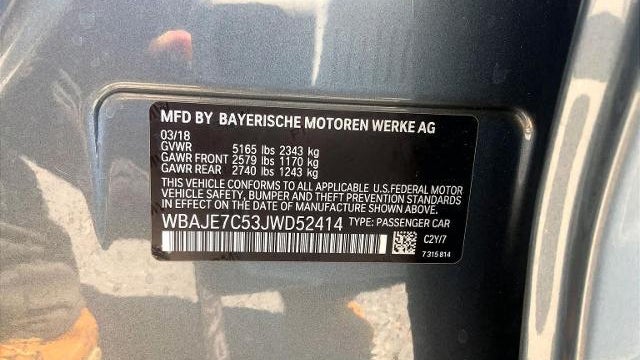 2018 BMW 5 Series 540i xDrive