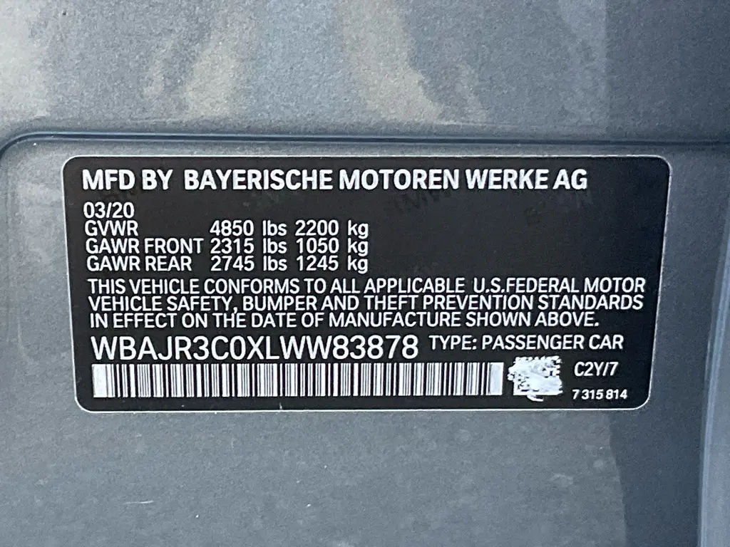 2020 BMW 530i - $17,985