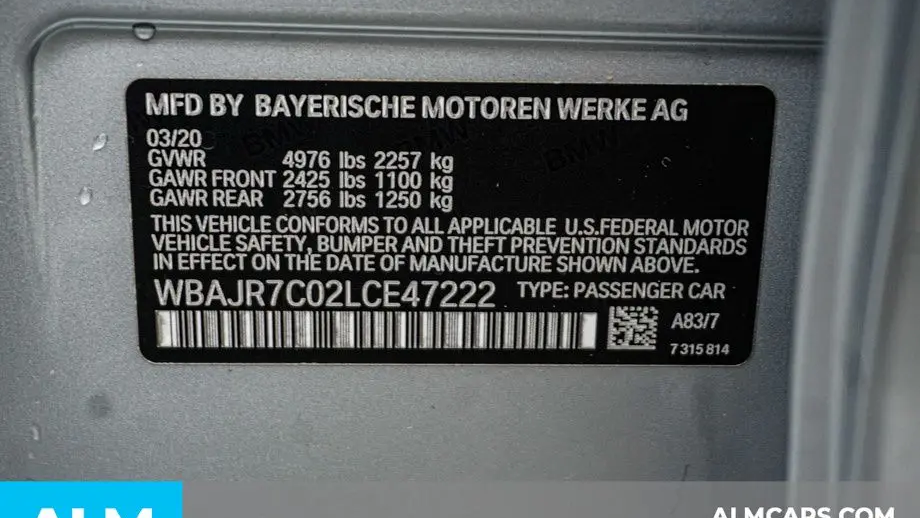2020 BMW 5 Series 530i xDrive