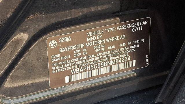 2011 BMW 3 Series 328i