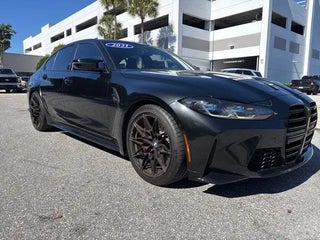 2021 BMW M3 with Black Sapphire Metallic Exterior