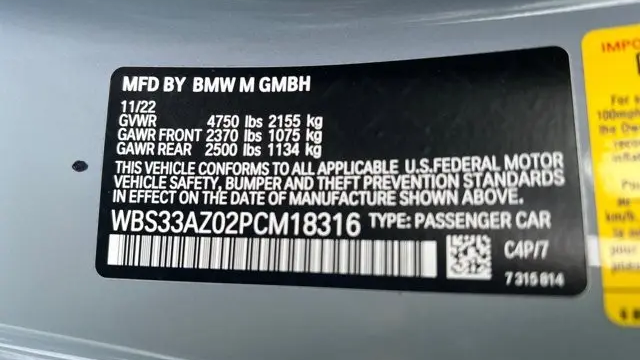 2023 BMW M4 Competition