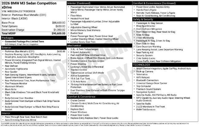 2026 BMW M - $94,685