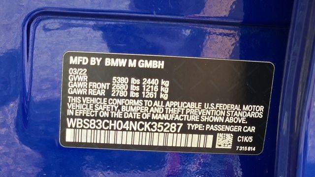 2022 BMW M5 Base