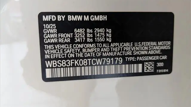 2026 BMW M5 Base