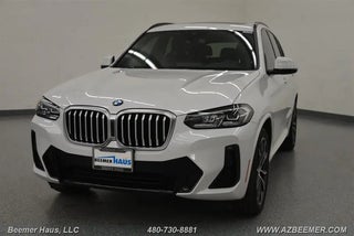 2022 BMW X3 with Mineral White Metallic Exterior