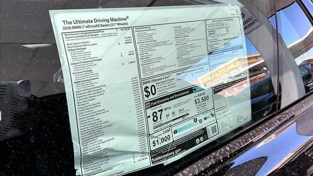 2026 BMW i7 eDrive50