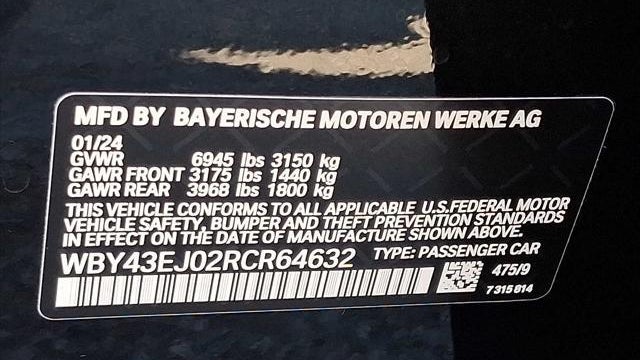 2024 BMW i7 eDrive50