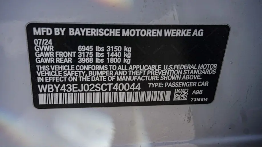 2025 BMW i7 eDrive50