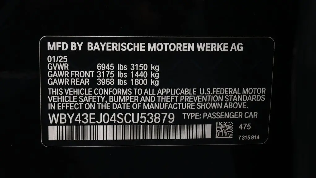 2025 BMW i7 eDrive50
